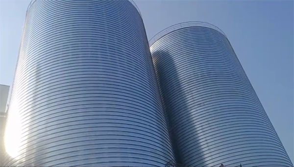 筠连2座混凝土高架卷板仓